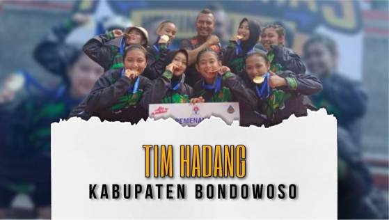 Tim Hadang Kabupaten Bondowoso meraih Juara 1 POTRADNAS